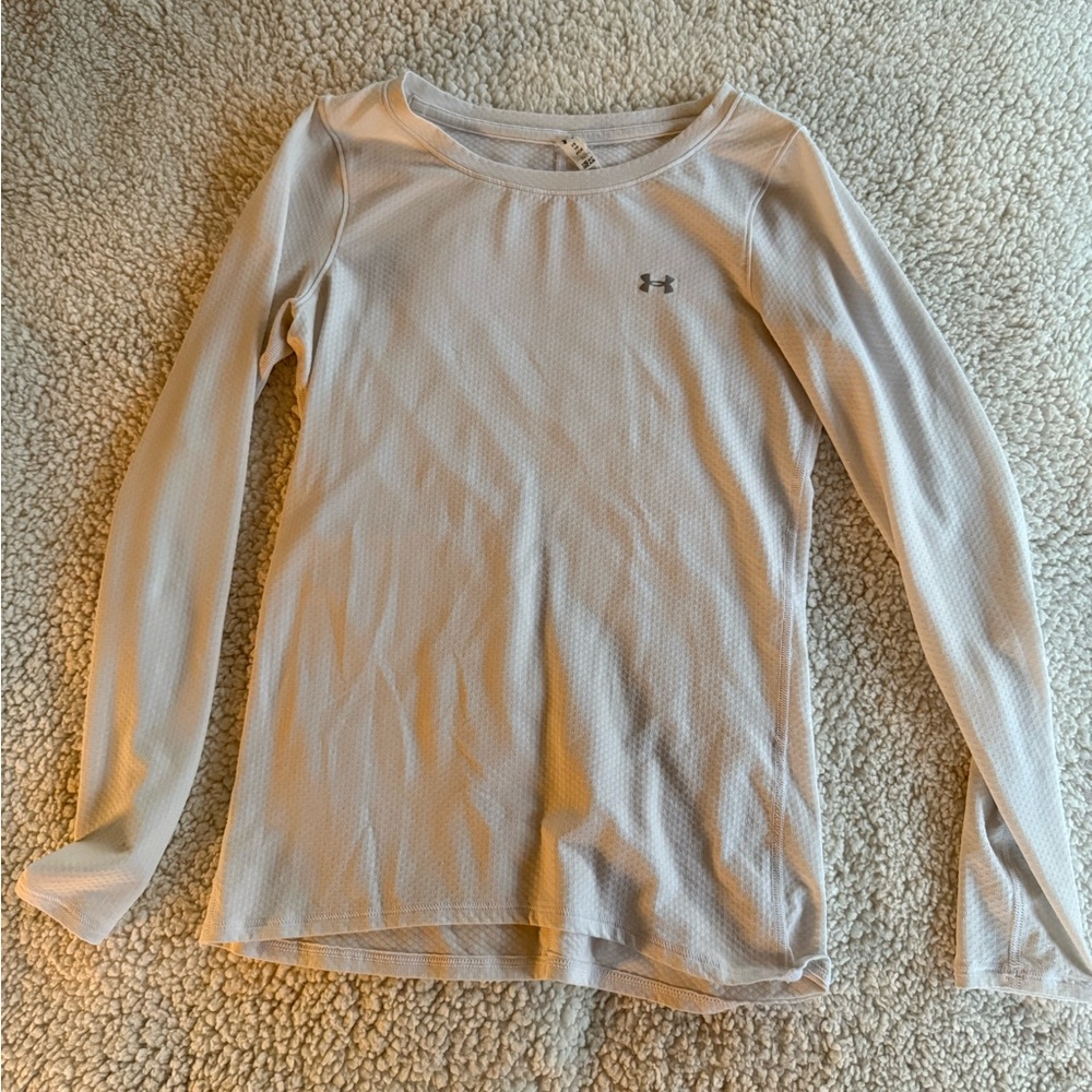 Under Armour white Long Sleeve Top